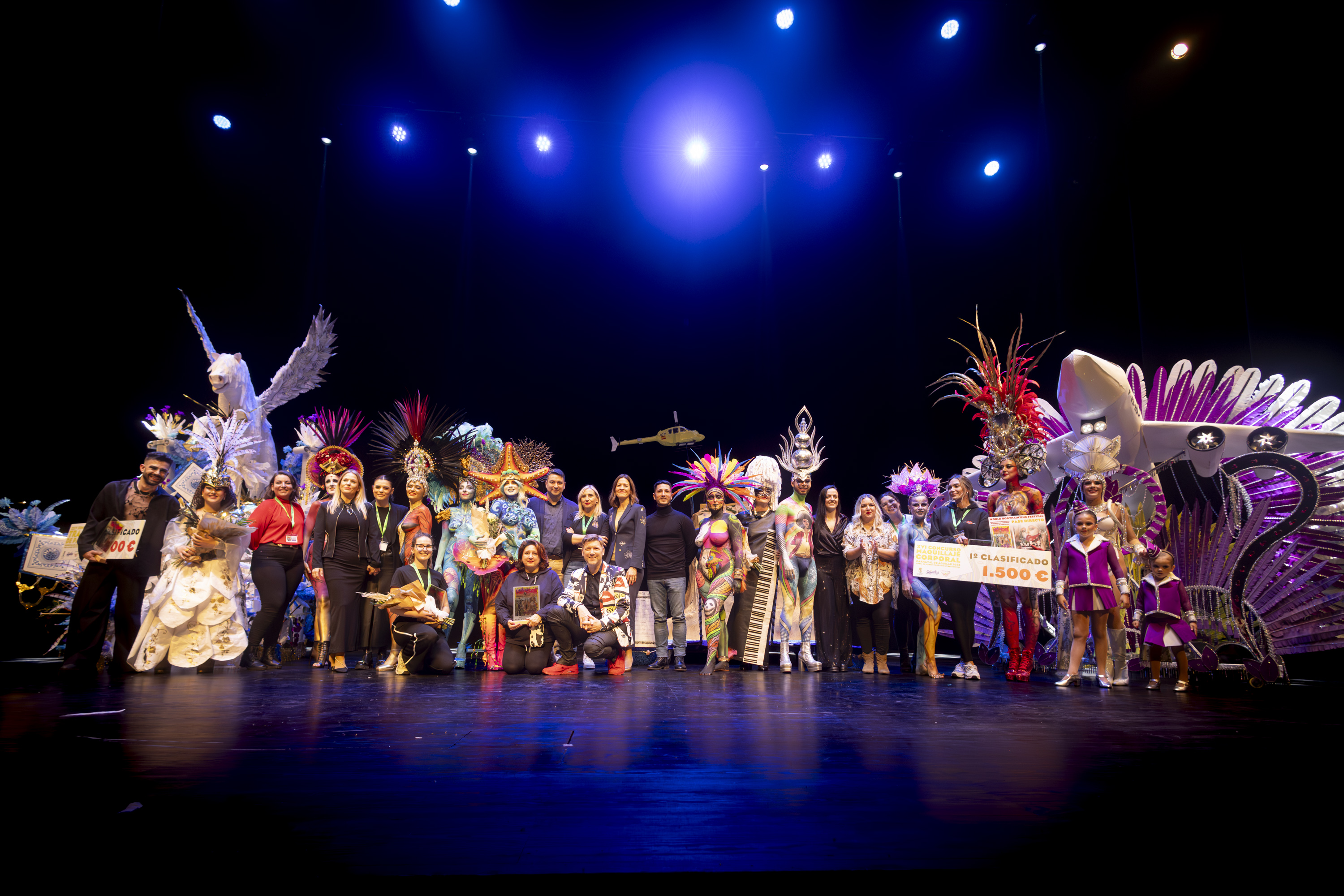 Spain: Bodypainting Contest at the Carnaval de Águilas 2025